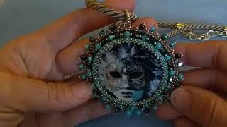 Video creazioni collane per lestate Bead Embroidery e soutache [upl. by Eednac]