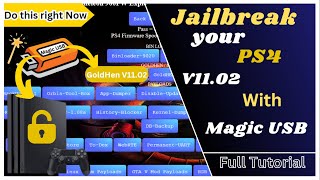 How to jailbreak ps4 1102 with magic usb [upl. by Jung]