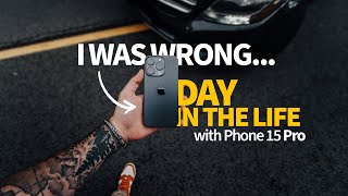 iPhone 15 Pro  Real Day in the Life ProRes LOG  Real World Test [upl. by Nary706]