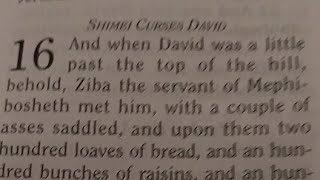 2Samuel Ch16 SHIMEI CURSES DAVID 📖Bible Study join us Day10 Challenge FaithStructure GOD2024 [upl. by Dombrowski736]