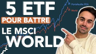 5 ETF pour un portefeuille PEA DÉBUTANT [upl. by Leigh]