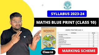 Class 10 Maths Blue Print Session 202324 I Maths Class 10 Blue Print and Chapter Wise Analysis [upl. by Enirbas]