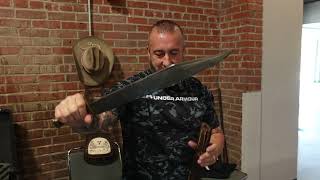 Brian Akins Shows off a KILLER Confederate Bowie [upl. by Eudoxia]