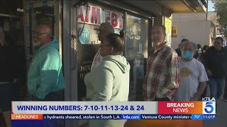 Jackpot Winning 1 billion Powerball ticket sold in Los Angeles [upl. by Candra]