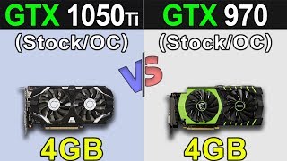 GTX 1050 Ti Vs GTX 970  Stock and Overclock  Latest Drivers Updates [upl. by Quiteris637]