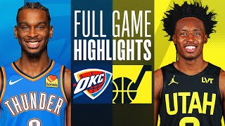 THUNDER at JAZZ  FULL GAME HIGHLIGHTS  January 18 2024 [upl. by Dranek70]