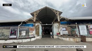 Les commerçants du Grand Marché déménagent à SainteClotilde à la fin du mois [upl. by Anirdna661]