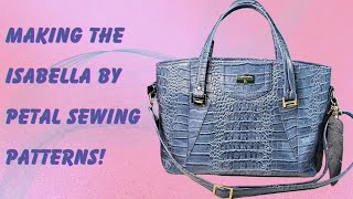 Making the Isabella Bag by Petal Sewing Patterns [upl. by Kurman]