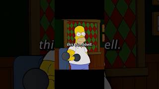 Homer bought a dumbbell😳 [upl. by Bendicty927]