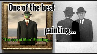 quotThe son of manquot Painting by Rene Magritte discussion in hindi on Kishalay Art SchoolThe son of Man [upl. by Yroger]