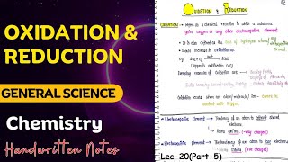 Chemistry  Chapter 3Oxidation amp Reduction  Lec20 Part5  General Science  An Aspirant [upl. by Rabkin]