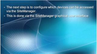 3 Starter Package Configuration  Configuring a SiteManager GECKO [upl. by Norbel901]