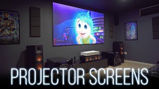 Choosing A Projector Screen  Everything You Need To Know [upl. by Ramaj240]