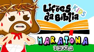 1H de Desenho Bíblico  MARATORA  LIÇÕES DA BÍBLIA KIDS [upl. by Deryl]