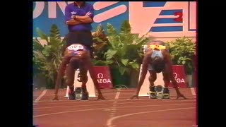 1998 Monaco 100m Jones Arron Ottey Privalova Miller [upl. by Merridie580]