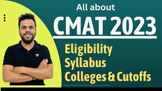 CMAT 2024  Exam Pattern Colleges Cutoffs amp Eligibility  Free Preparation  Udit Saini [upl. by Anatolio]