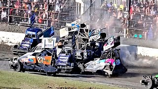 Stratford Speedway  New Zealand Stockcars 2024 Tier 3 Championship  13124 [upl. by Horwitz204]