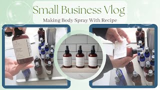 Making Body Mist With Recipe Multipurpose Recipe For Bath amp Body Room Spray [upl. by Nonnah124]