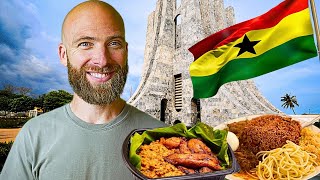 100 Hours in Ghana 🇬🇭 Trying Jollof Rice For The First Time [upl. by Drugi113]