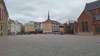 Casual stroll through the center of Riga [upl. by Adrianna]