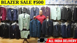 Blazer in 500 🔥 Cheapest Coat Pant Jodhpuri Blazer Market in Delhi  Coat Pant Biggest Warehouse [upl. by Euqinitram812]