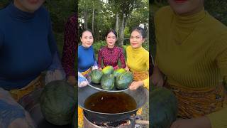 How to cook corn with water melon recipe shortvideo shorts cooking recipe [upl. by Ydollem92]