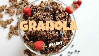 GRANOLA  recept  RAW  VEGAN  MaruškaVEG [upl. by Yllek233]