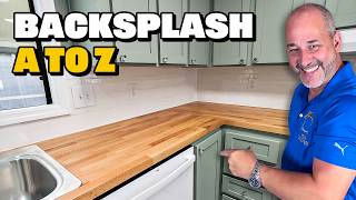 350 DIY Subway Tile Backsplash From A to Z [upl. by Avlem837]