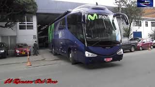 Bus Movistar Team  Irizar Pb  Scania K400  En Movimiento [upl. by Halilak]