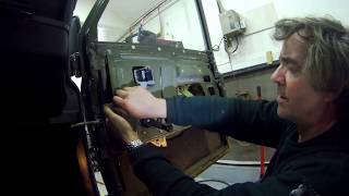 Defender Doors  replacing the window runners etc Part 2 [upl. by Aloek]