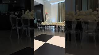 Modern Black amp White Wedding  Royal Luxury Events [upl. by Novled422]