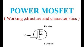 Lecture no  12 Power MOSFET [upl. by Ecreip]