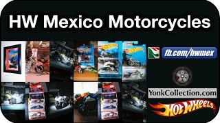 Hot Wheels  Motorcycles HW Coleccionistas México  Yonk Collection Best Photos 9 [upl. by Hsizan853]