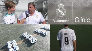 Einmal trainieren wie ein Fußballprofi  Fußballcamp  Fundación Real Madrid Clinics [upl. by Packton261]