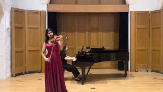 Glazunov Violin Concerto in A minor i Moderato amp ii Andante played by Mallika Sheshadri 17 [upl. by Lawan]