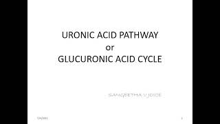 Uronic acid pathway [upl. by Timothee]