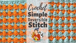 How To Crochet A Simple Stitch  Ideal For Blankets  Shawls [upl. by Nylahsoj]