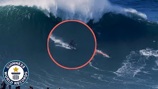 Largest Wave Surfed  Guinness World Records [upl. by Irec129]