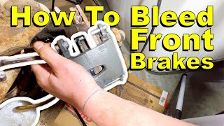 How To Bleed Your Front Brakes Proportioning Valve [upl. by Supat]