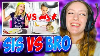 Karina Reacts to the Most Funny Gummy vs Real Food SIS vs BRO videos [upl. by Dex]