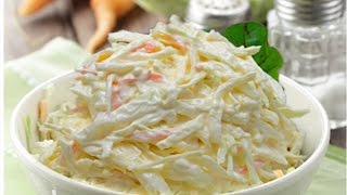 Coleslaw recipe  3 tips for worlds best slaw [upl. by Vanhook]