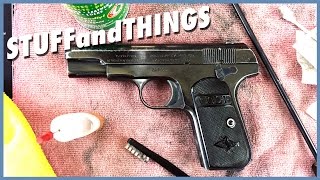 COLT MODEL 1903 POCKET HAMMERLESS  Cleaning a Classic [upl. by Ariamo]