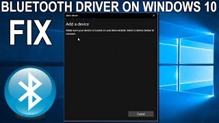 Bluetooth Device Not Recognizing or Not Connecting New Devices Windows 10 or 8 Fix 2019 Tutorial [upl. by Francisco]