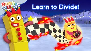 Learn Division  Fun Game Adventures  Maths for Kids  12345  Full Episodes  Numberblocks [upl. by Oribelle]