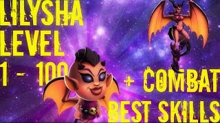 Monster Legends  Lilysha  Level 1 to 100 [upl. by Salman239]