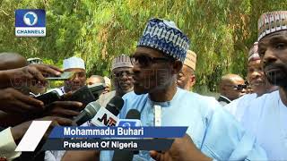 EidElKabir Pres Buhari Prays For Bumper Harvest Food Security [upl. by Kcor992]