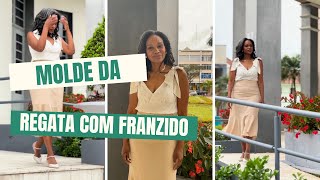 Como Modelar a Regata com Franzido [upl. by Shedd563]