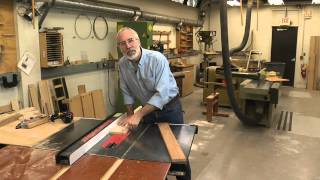 How To Cut a Tapered Board on a Tablesaw [upl. by Kcirdnek420]