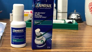 Lamisil AT 1 spray terbinafine hydrochloride [upl. by Natsud256]