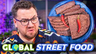 Taste Testing STREET FOOD from Around the World [upl. by Pell785]